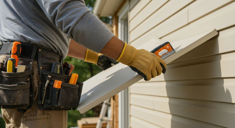 Professional siding work
